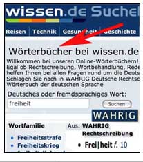 wissen.de Deutsche Rechtschreibung