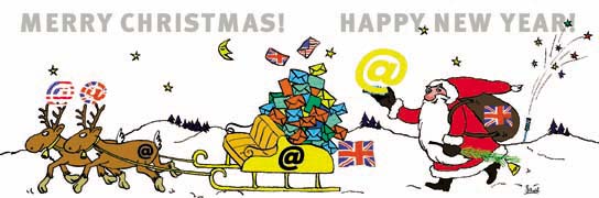 Weihnachtsgrüsse und Neujahrwünsche Neujahrsgrüsse ENGLISCH! Für E-Mails, Briefe und SMS zu Silvester / Neujahr in englischer und amerikanischer Sprache