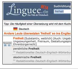 Linguee Tausende Satzpaare Deutsch Englisch