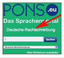 Pons Online Deutsches Woerterbuch Rechtschreibung